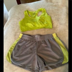 Running Shorts / Sports Bra